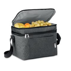 Vue Sac isotherme en RPET - Icecube de couleur noir| Krokrodeal