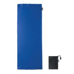 Vue Serviette de sport en RPET - Tuko rpet de couleur bleu| Krokrodeal