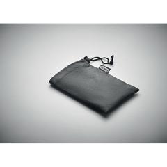 Vue Serviette de sport en RPET - Tuko rpet de couleur noir| Krokrodeal