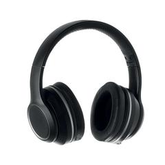 Vue Casque audio Anti bruit (ANC) - Singapur de couleur noir| Krokrodeal