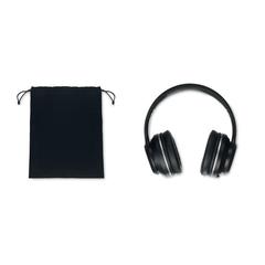 Vue Casque audio Anti bruit (ANC) - Singapur de couleur noir| Krokrodeal