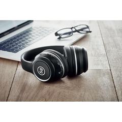 Vue Casque audio Anti bruit (ANC) - Singapur de couleur noir| Krokrodeal
