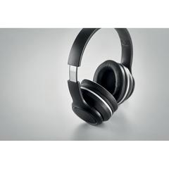 Vue Casque audio Anti bruit (ANC) - Singapur de couleur noir| Krokrodeal
