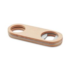 Vue Décapsuleur en bambou - Valbamper de couleur marron| Krokrodeal