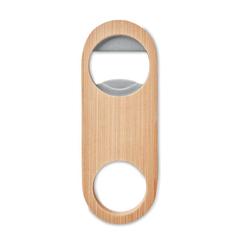 Vue Décapsuleur en bambou - Valbamper de couleur marron| Krokrodeal