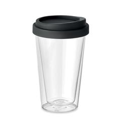Vue Verre en borosilicate 350ml - Bielo tumbler de couleur noir| Krokrodeal