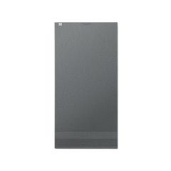 Vue Serviette coton bio 100x50 - Terry de couleur gris| Krokrodeal