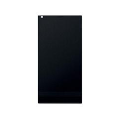 Vue Serviette coton bio 100x50 - Terry de couleur noir| Krokrodeal