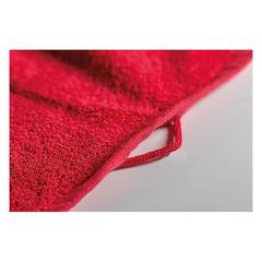 Vue Serviette coton bio 100x50 - Terry de couleur rouge| Krokrodeal
