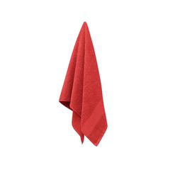 Vue Serviette coton bio 100x50 - Terry de couleur rouge| Krokrodeal