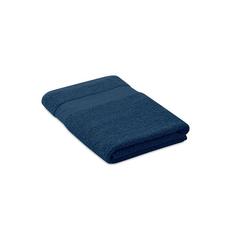 Vue Serviette coton bio 140x70 - Perry de couleur bleu| Krokrodeal