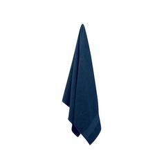Vue Serviette coton bio 140x70 - Perry de couleur bleu| Krokrodeal
