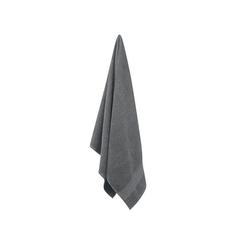 Vue Serviette coton bio 140x70 - Perry de couleur gris| Krokrodeal