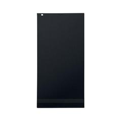 Vue Serviette coton bio 140x70 - Perry de couleur noir| Krokrodeal