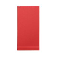 Vue Serviette coton bio 140x70 - Perry de couleur rouge| Krokrodeal