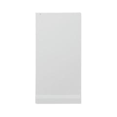 Vue Serviette coton bio 140x70 - Perry de couleur blanc| Krokrodeal