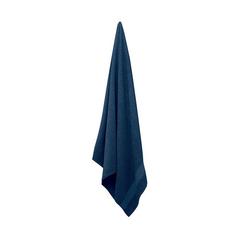 Vue Serviette coton bio 180x100 - Merry de couleur bleu| Krokrodeal