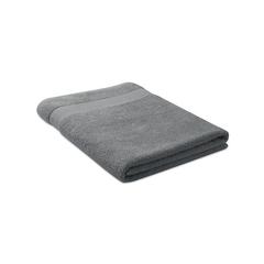 Vue Serviette coton bio 180x100 - Merry de couleur gris| Krokrodeal