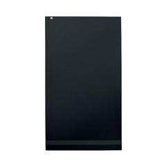 Vue Serviette coton bio 180x100 - Merry de couleur noir| Krokrodeal