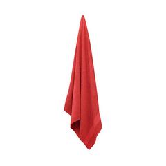 Vue Serviette coton bio 180x100 - Merry de couleur rouge| Krokrodeal