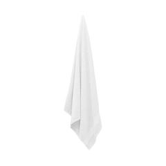 Vue Serviette coton bio 180x100 - Merry de couleur blanc| Krokrodeal