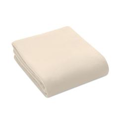 Vue Couverture de voyage en RPET - Musala rpet de couleur marron| Krokrodeal