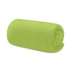 Vue Couverture de voyage en RPET - Musala rpet de couleur vert| Krokrodeal