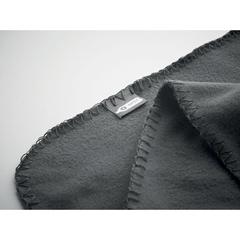 Vue Couverture de voyage en RPET - Musala rpet de couleur gris| Krokrodeal