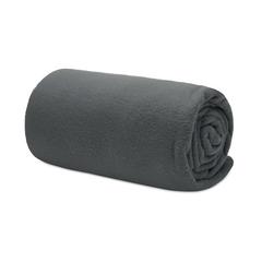 Vue Couverture de voyage en RPET - Musala rpet de couleur gris| Krokrodeal
