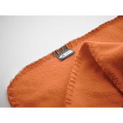 Vue Couverture de voyage en RPET - Musala rpet de couleur orange| Krokrodeal