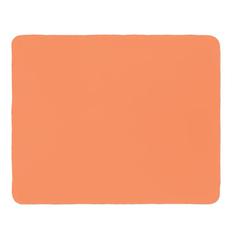Vue Couverture de voyage en RPET - Musala rpet de couleur orange| Krokrodeal
