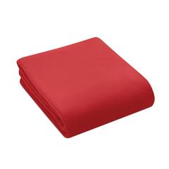 Vue Couverture de voyage en RPET - Musala rpet de couleur rouge| Krokrodeal