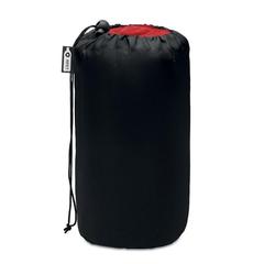 Vue Couverture de voyage en RPET - Musala rpet de couleur rouge| Krokrodeal