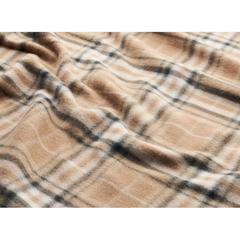 Vue Couverture de voyage en RPET - Dinara rpet de couleur marron| Krokrodeal