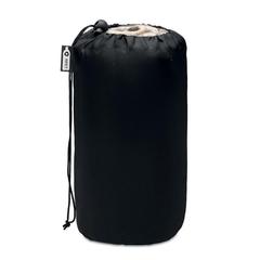 Vue Couverture de voyage en RPET - Dinara rpet de couleur marron| Krokrodeal
