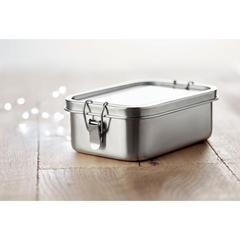 Vue Lunch box en acier inox. 750ml - Chan lunchbox de couleur gris| Krokrodeal