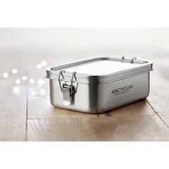 Vue Lunch box en acier inox. 750ml - Chan lunchbox de couleur gris| Krokrodeal