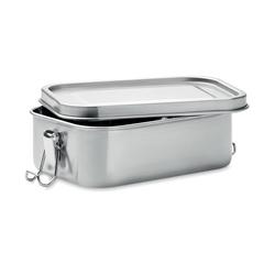 Vue Lunch box en acier inox. 750ml - Chan lunchbox de couleur gris| Krokrodeal