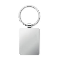 Vue Porte-clés rectangle en bambou - Bendigo de couleur marron| Krokrodeal