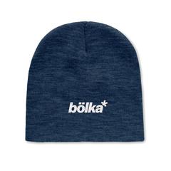 Vue Bonnet en polyester RPET - Marco rpet de couleur bleu| Krokrodeal
