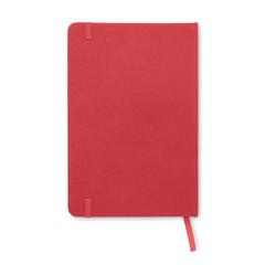 Vue Carnet A5 couverture RPET 600D - Note rpet de couleur rouge| Krokrodeal