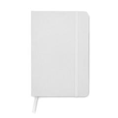 Vue Carnet A5 couverture RPET 600D - Note rpet de couleur blanc| Krokrodeal
