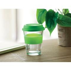 Vue Gobelet en verre 350 ml - Astoglass de couleur vert| Krokrodeal