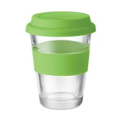 Vue Gobelet en verre 350 ml - Astoglass de couleur vert| Krokrodeal