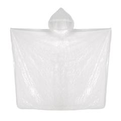 Vue Poncho biodégradable - Sprinkle pla de couleur blanc| Krokrodeal