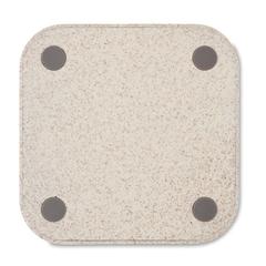 Vue Chargeur/hub paille de blé/ ABS - Unipad+ de couleur marron| Krokrodeal