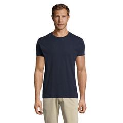 Vue REGENT F MEN T-SHIRT 150g - Regent fit de couleur bleu| Krokrodeal