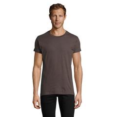 Vue REGENT F MEN T-SHIRT 150g - Regent fit de couleur gris| Krokrodeal