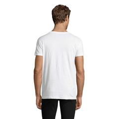Vue REGENT F MEN T-SHIRT 150g - Regent fit de couleur blanc| Krokrodeal