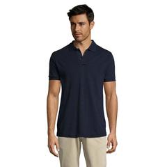 Vue PRIME MEN POLO POLYCOTON - Prime men de couleur bleu| Krokrodeal